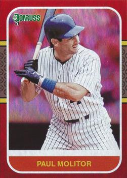 2021 Donruss - Holo Red #257 Paul Molitor Front