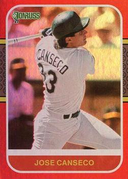 2021 Donruss - Holo Red #259 Jose Canseco Front