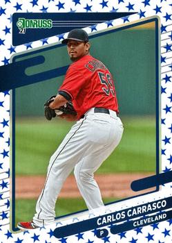 2021 Donruss - Independence Day #91 Carlos Carrasco Front