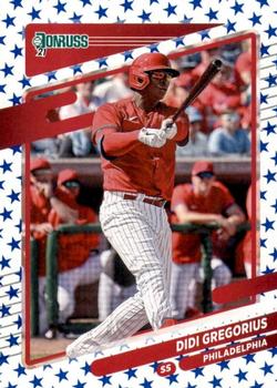 2021 Donruss - Independence Day #100 Didi Gregorius Front