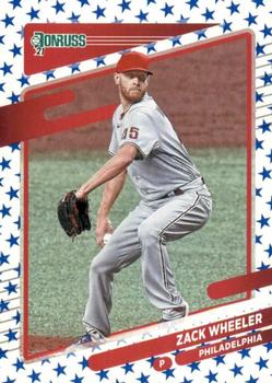 2021 Donruss - Independence Day #115 Zack Wheeler Front