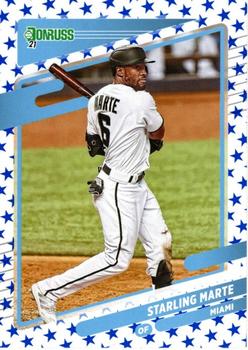 2021 Donruss - Independence Day #154b Starling Marte Front