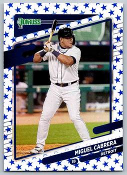 2021 Donruss - Independence Day #166 Miguel Cabrera Front