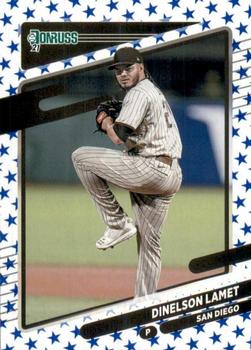 2021 Donruss - Independence Day #211 Dinelson Lamet Front
