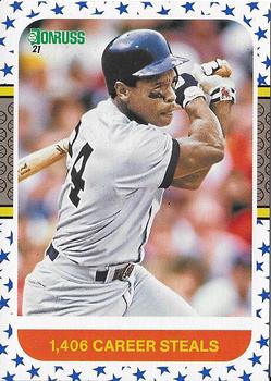 2021 Donruss - Independence Day #247b Rickey Henderson Front