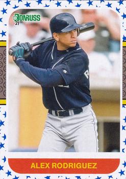 2021 Donruss - Independence Day #253a Alex Rodriguez Front