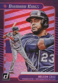 2021 Donruss - Red and White Stripes #6 Nelson Cruz Front