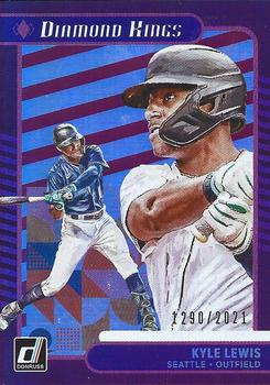 2021 Donruss - Red and White Stripes #13 Kyle Lewis Front