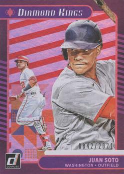 2021 Donruss - Red and White Stripes #20 Juan Soto Front