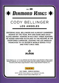2021 Donruss - Red and White Stripes #26 Cody Bellinger Back