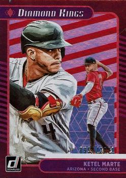 2021 Donruss - Red and White Stripes #30 Ketel Marte Front