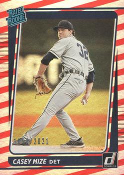 2021 Donruss - Red and White Stripes #39 Casey Mize Front