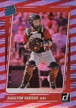 2021 Donruss - Red and White Stripes #46 Daulton Varsho Front