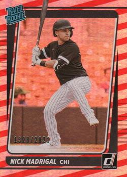 2021 Donruss - Red and White Stripes #49 Nick Madrigal Front