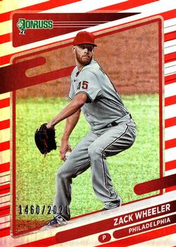 2021 Donruss - Red and White Stripes #115 Zack Wheeler Front