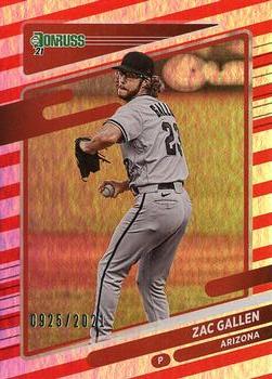 2021 Donruss - Red and White Stripes #133 Zac Gallen Front