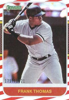 2021 Donruss - Red and White Stripes #220 Frank Thomas Front
