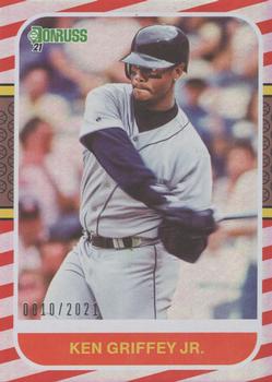 2021 Donruss - Red and White Stripes #235a Ken Griffey Jr. Front