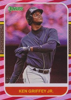 2021 Donruss - Red and White Stripes #235b Ken Griffey Jr. Front