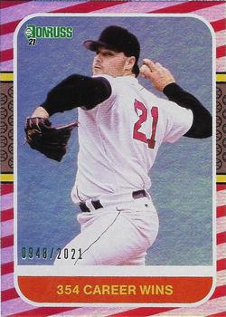 2021 Donruss - Red and White Stripes #236b Roger Clemens Front