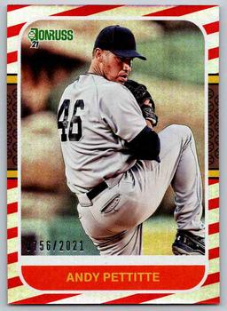 2021 Donruss - Red and White Stripes #248 Andy Pettitte Front