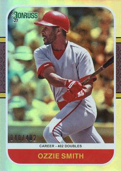 2021 Donruss - Career Stat Line #231 Ozzie Smith Front