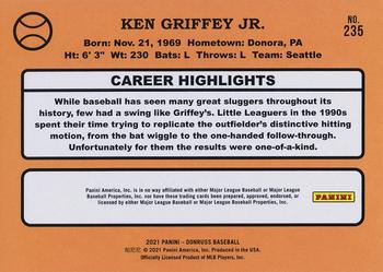 2021 Donruss - Season Stat Line #235 Ken Griffey Jr. Back