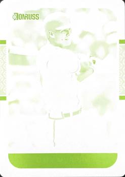 2021 Donruss - Printing Plate Yellow #255 Dale Murphy Front