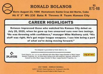 2021 Donruss - Retro 1987 Signatures Pink Fireworks #87S-RB Ronald Bolanos Back
