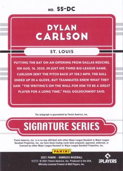 2021 Donruss - Signature Series #SS-DC Dylan Carlson Back