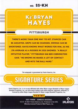 2021 Donruss - Signature Series #SS-KH Ke'Bryan Hayes Back