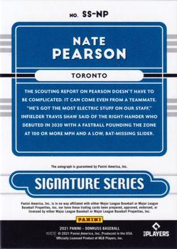 2021 Donruss - Signature Series #SS-NP Nate Pearson Back