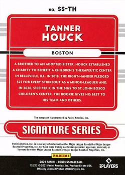2021 Donruss - Signature Series #SS-TH Tanner Houck Back