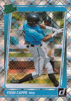 2021 Donruss - Rated Prospects Diamond #RP3 Yiddi Cappe Front