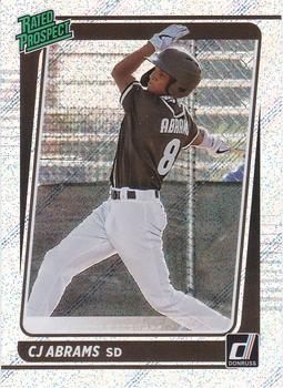 2021 Donruss - Rated Prospects Rapture #RP9 CJ Abrams Front
