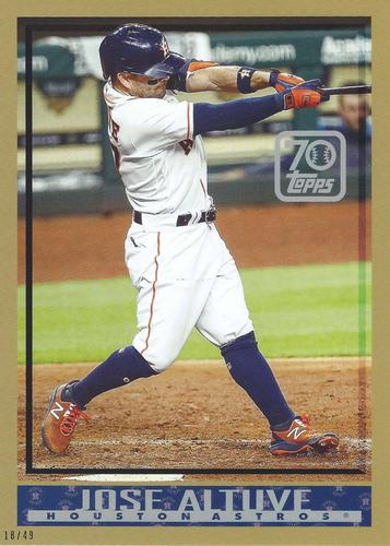 2021 Topps 70 Years of Topps Baseball (Series One) 5x7 #70YT-48 Jose Altuve Front