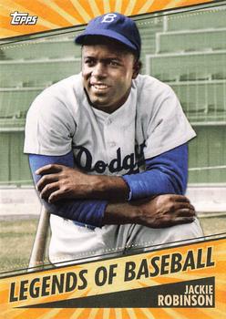 2021 Topps Opening Day - Legends of Baseball #LOB-6 Jackie Robinson Front