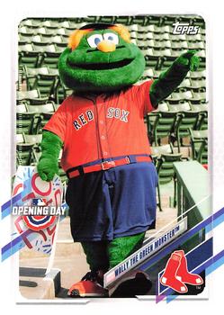 2021 Topps Opening Day - Mascots #M-2 Wally the Green Monster Front