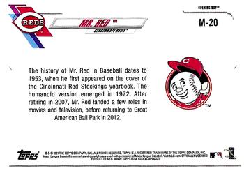 2021 Topps Opening Day - Mascots #M-20 Mr. Red Back