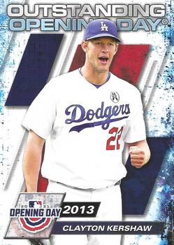 2021 Topps Opening Day - Outstanding Opening Day #OOD-9 Clayton Kershaw Front