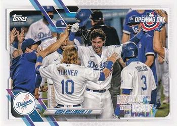2021 Topps Opening Day - Walk this Way #WW-15 Cody Bellinger Front