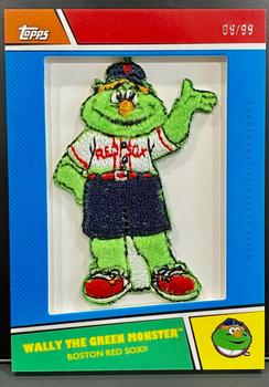 2021 Topps Opening Day - Mascots Patch Relic #MPR-WT Wally The Green Monster Front
