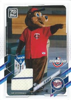 2021 Topps Opening Day - Mascots Relic #MR-TB TC Bear Front