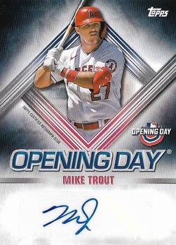 2021 Topps Opening Day - Opening Day Autographs #ODA-MT Mike Trout Front