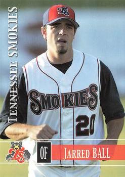 2005 Grandstand Tennessee Smokies #NNO Jarred Ball Front