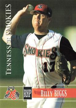 2005 Grandstand Tennessee Smokies #NNO Billy Biggs Front