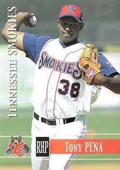 2005 Grandstand Tennessee Smokies #NNO Tony Pena Front