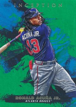 2021 Topps Inception - Green #24 Ronald Acuña Jr. Front