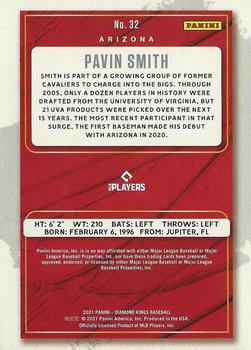 2021 Panini Diamond Kings #32 Pavin Smith Back