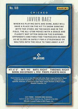 2021 Panini Diamond Kings #169 Javier Baez Back